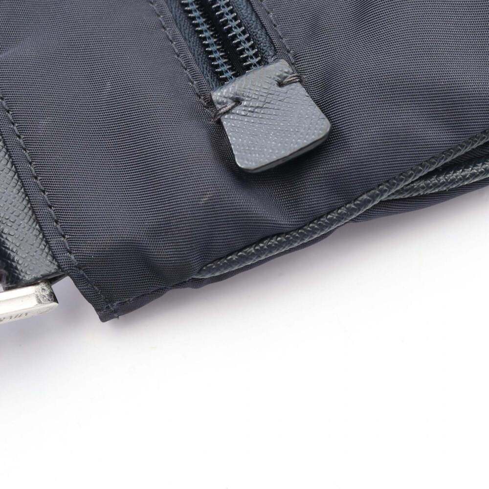 PRADA Blue Leather Saffiano Shoulder Bag - Picture 7 of 10